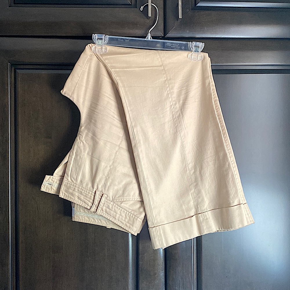 Ann Taylor wide leg trousers in cotton/spandex blend